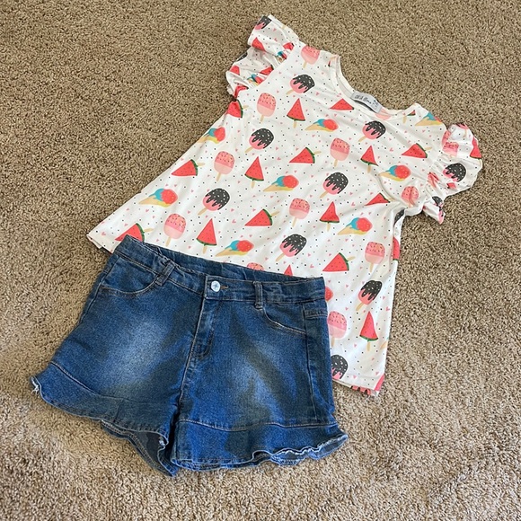 Girls Short Set Size 10/12 - Picture 1 of 2